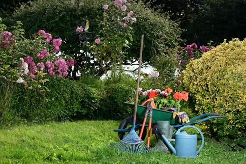 Separated garden and recyclable waste prepared for local transfer station processing