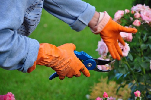 Protected landscaping invoice payment with PCI compliance safeguards